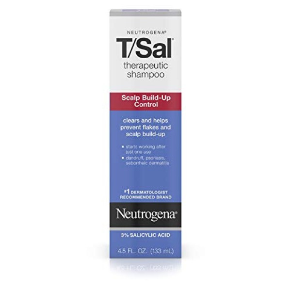 Neutrogena T/Sal Therapeutic Shampoo, Scalp Cleanser 4.5oz